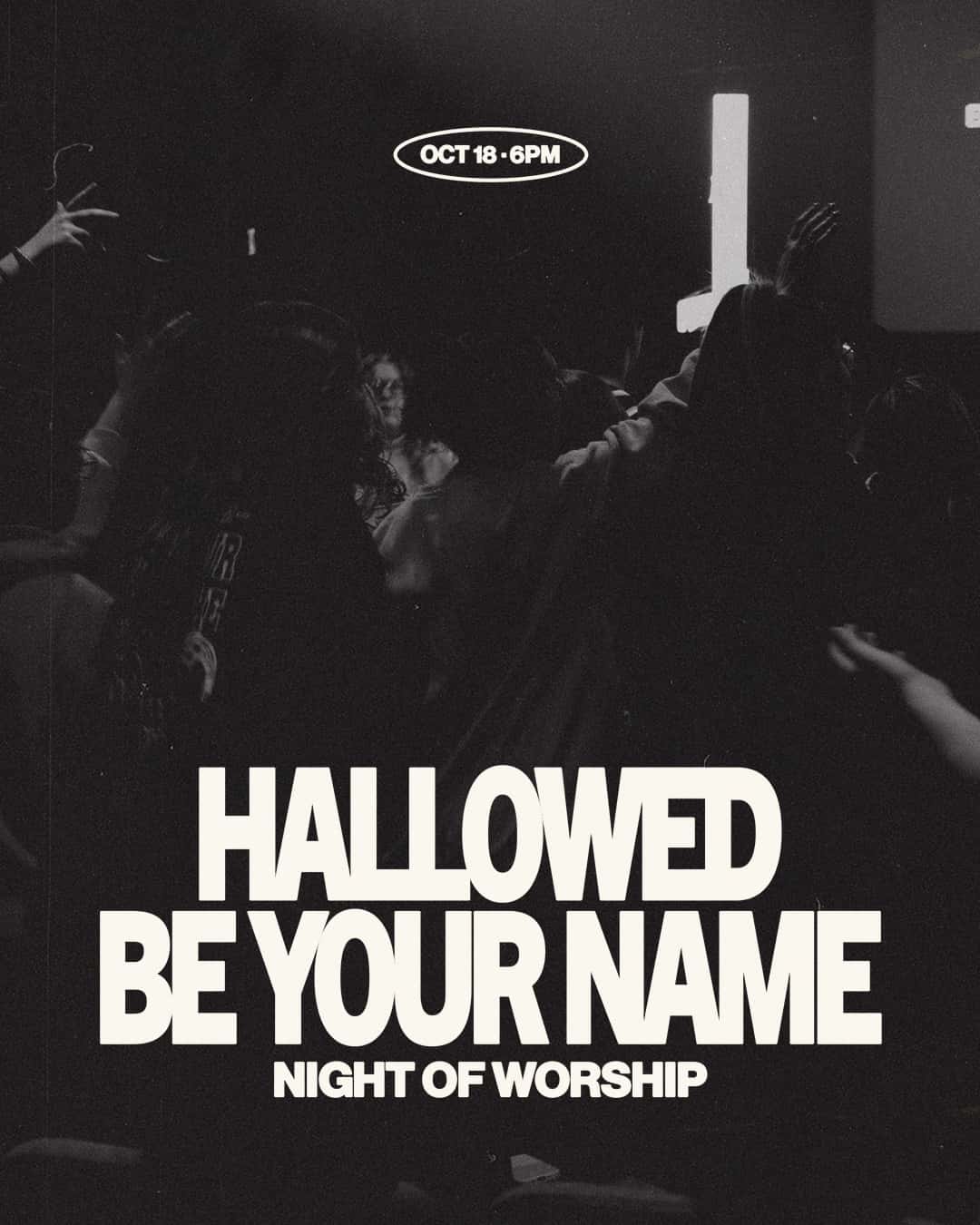 Hallowed Be Your Name Worship Night Event Design, church design work for Maple City Chapel