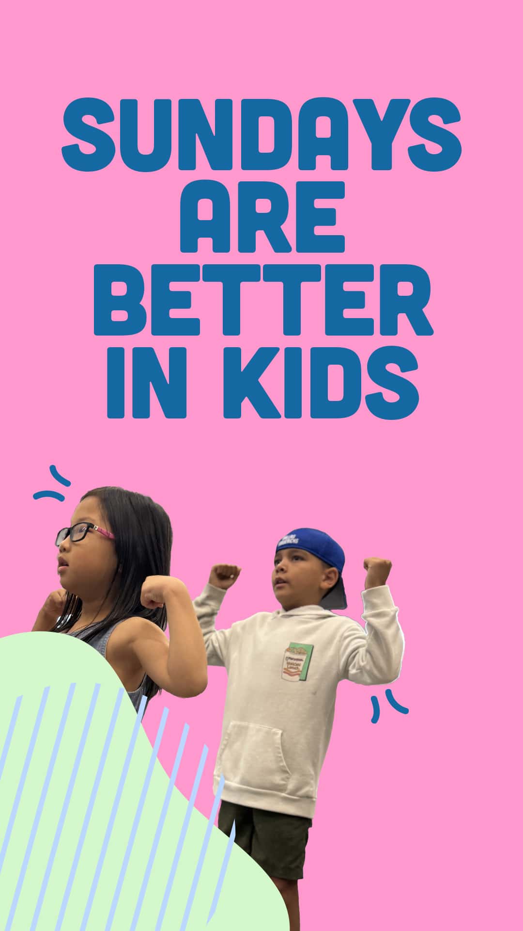 KIDS Fall and Winter Posts Social Media Design, church design work for Compass Bible Church