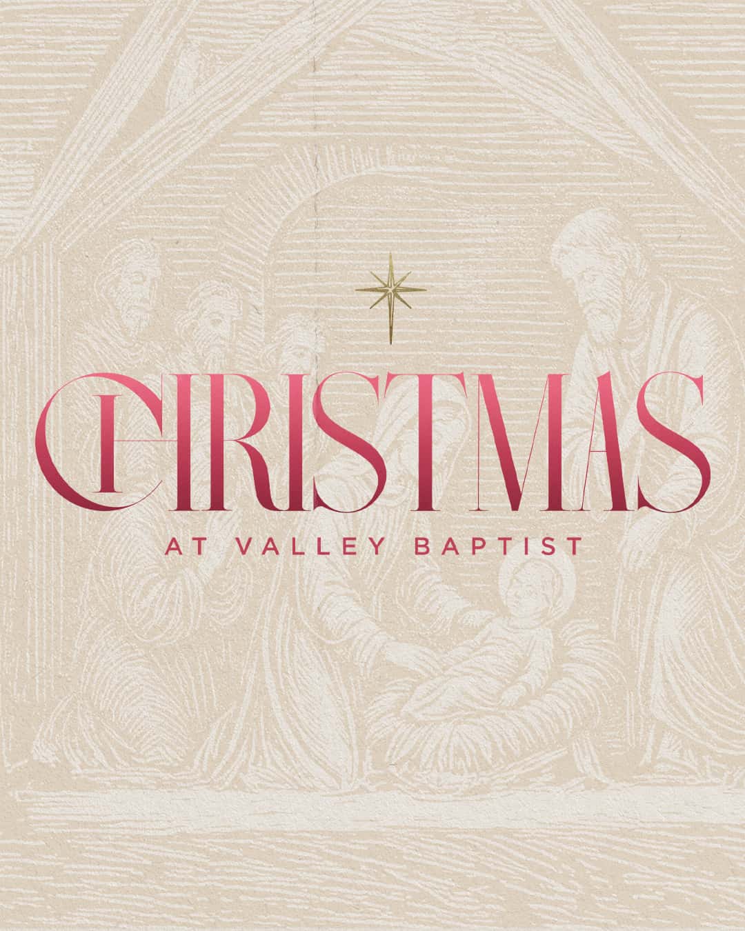 Christmas at Valley Baptist Christmas Design, church design work for Valley Baptist Church