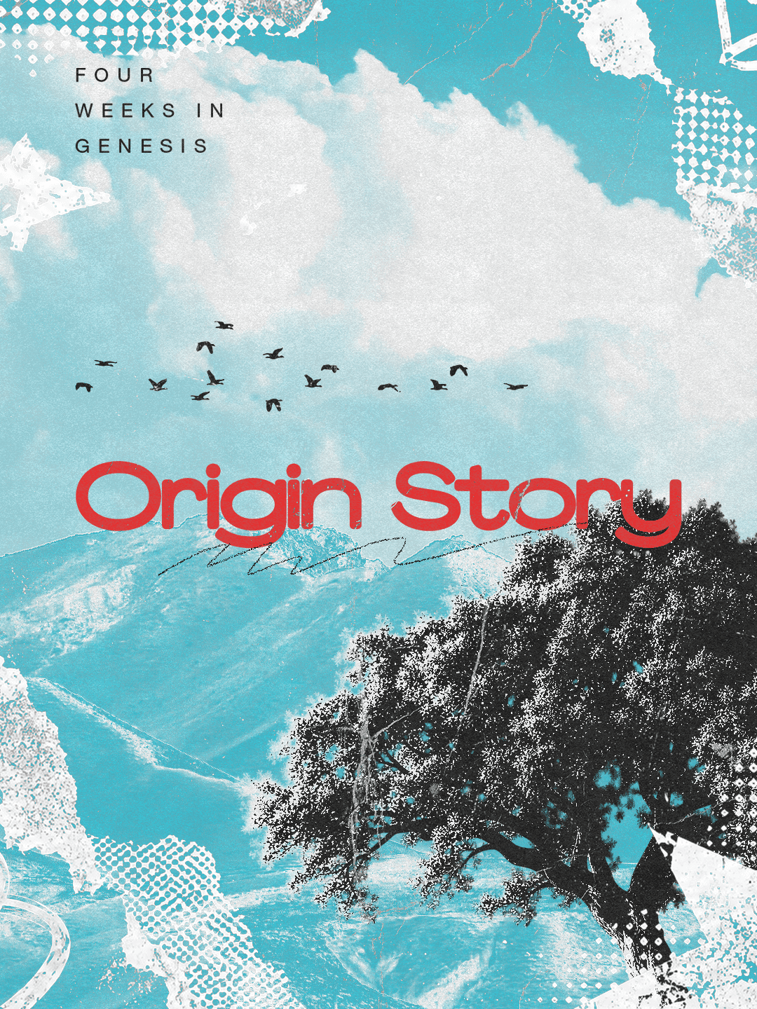 Origin Story Sermon Design, church design work for MStar Church