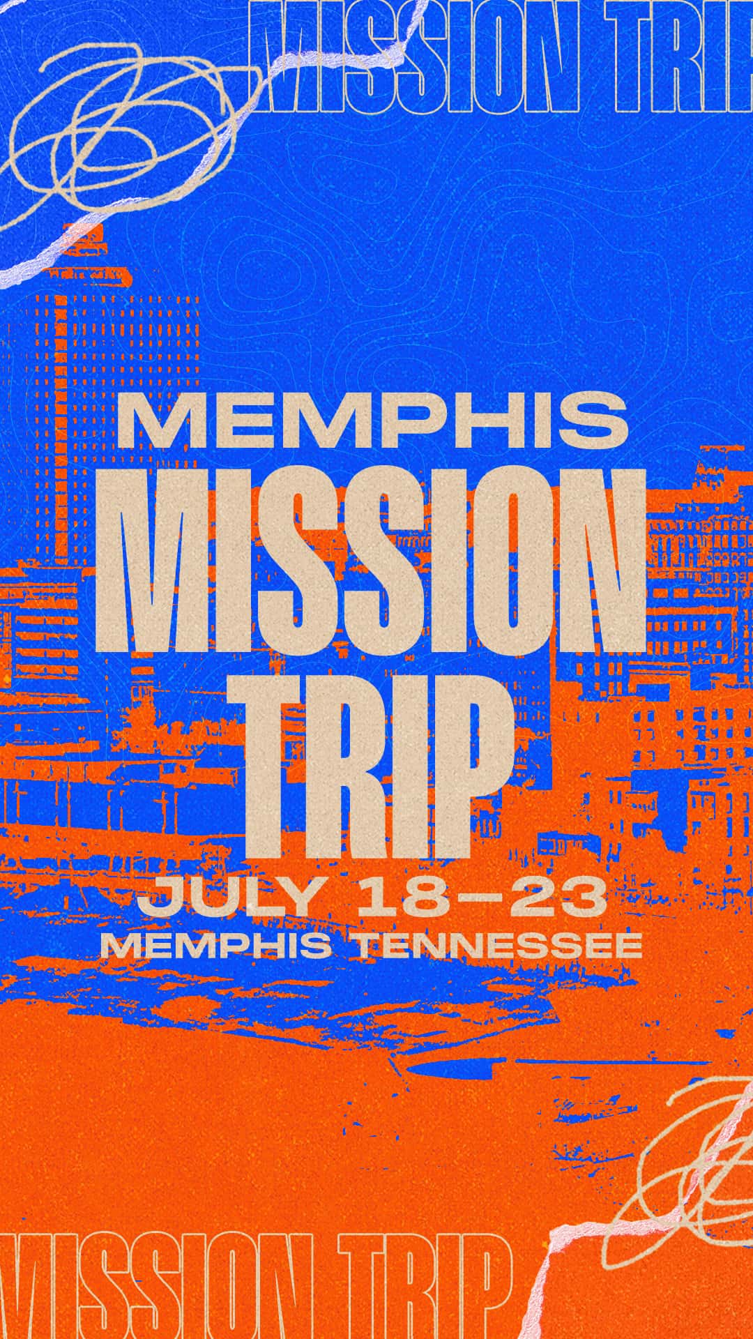 High School Mission Trip Event Design, church design work for The Avenue Church