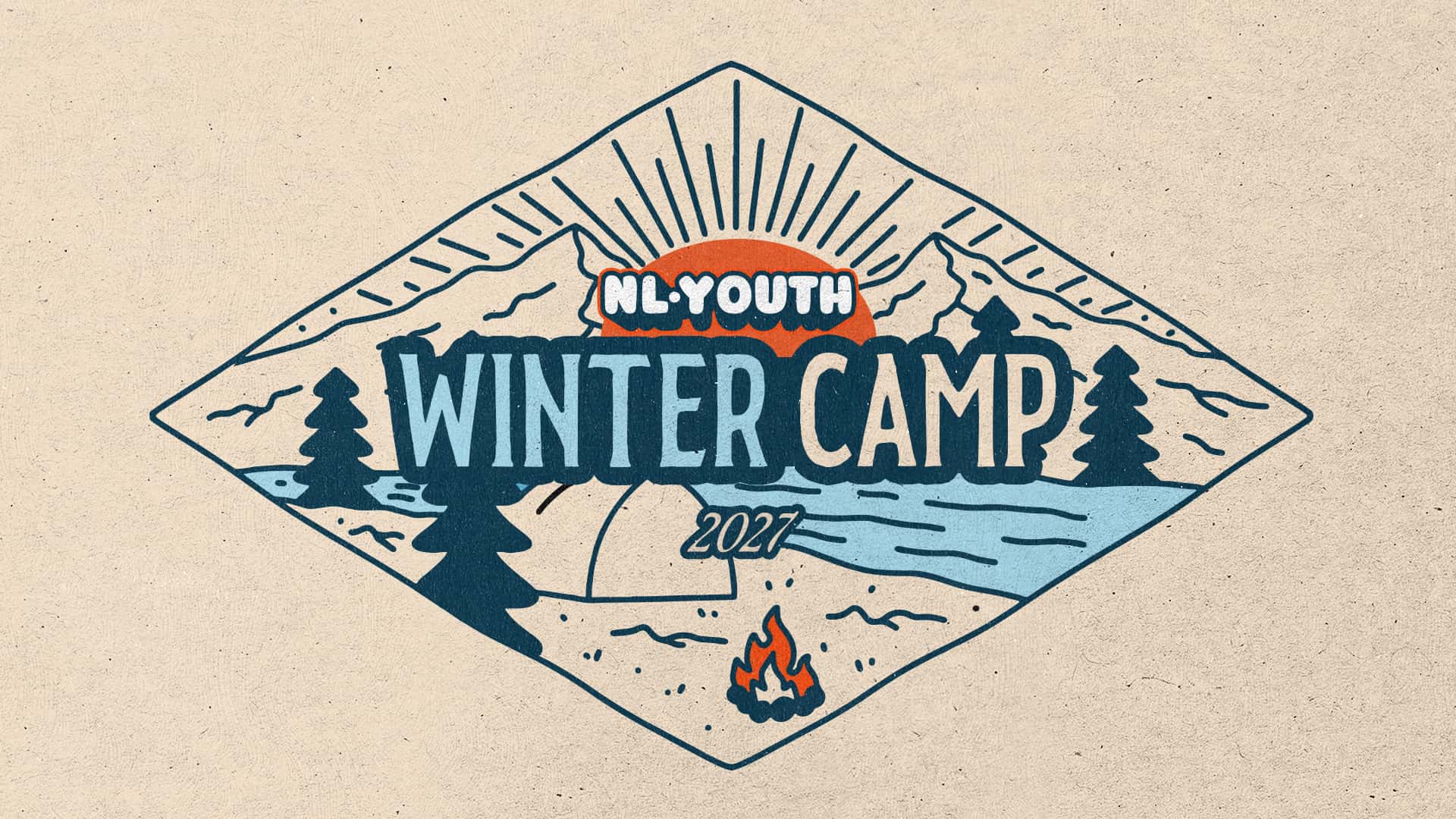 Youth Winter Camp Event Design, church design work for New Life Church Everett