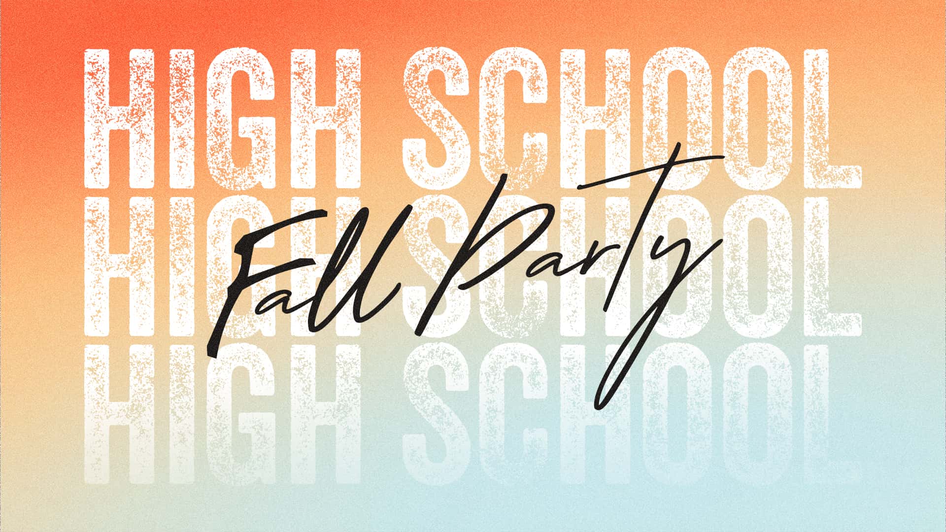 HSM Fall Party Event Design, church design work for Bethel Church