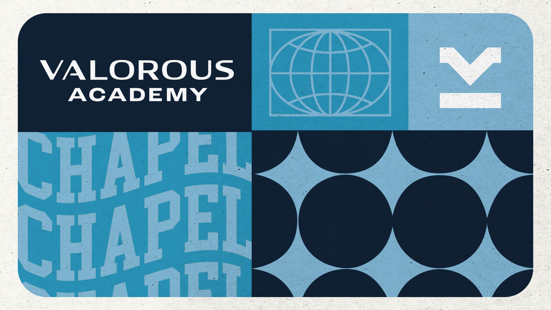 sermon and event graphics for Valorous Church