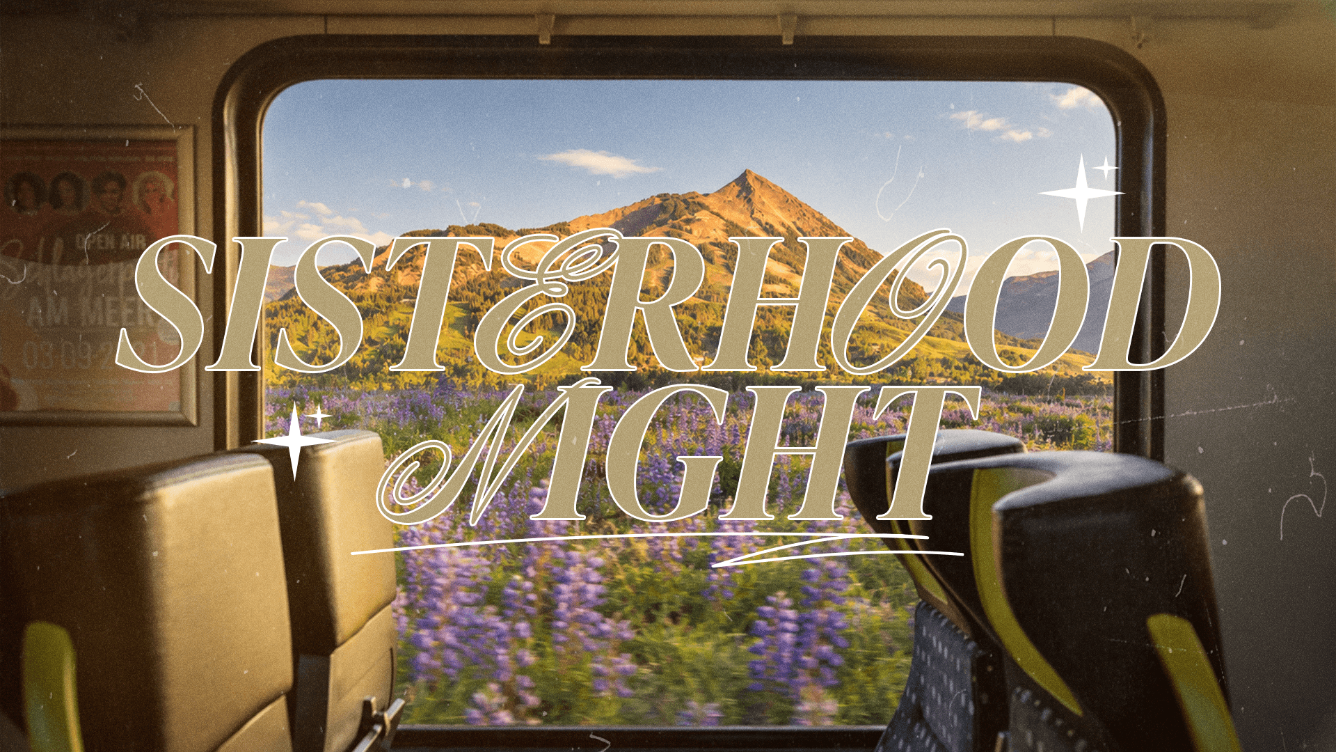SISTERHOOD Night Slides, church design work for Hilltop Church