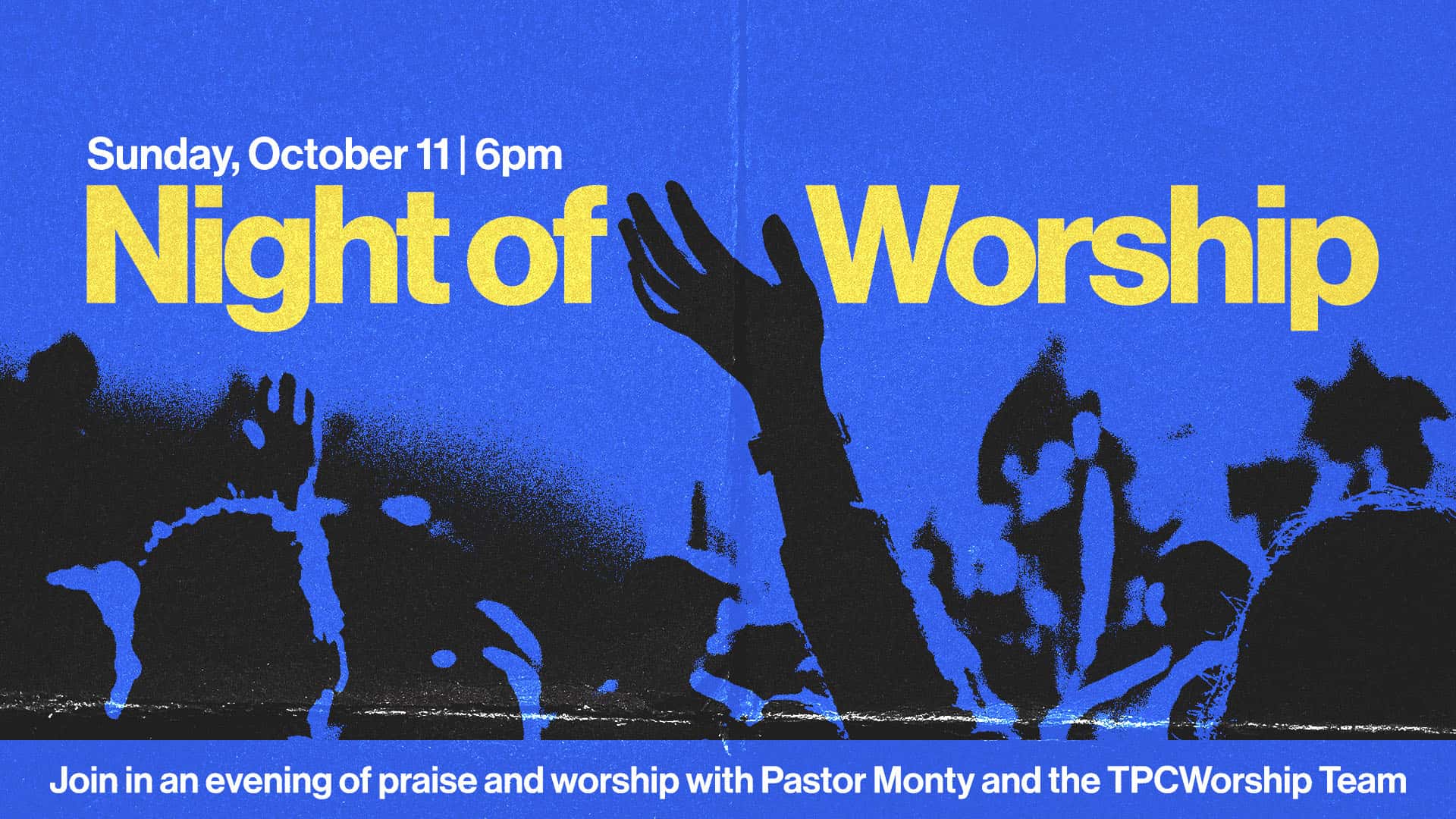 Night of Worship Event Design, church design work for Turning Point Church