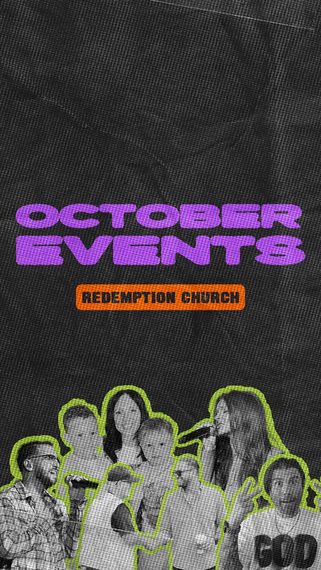 sermon and event graphics for Redemption Church