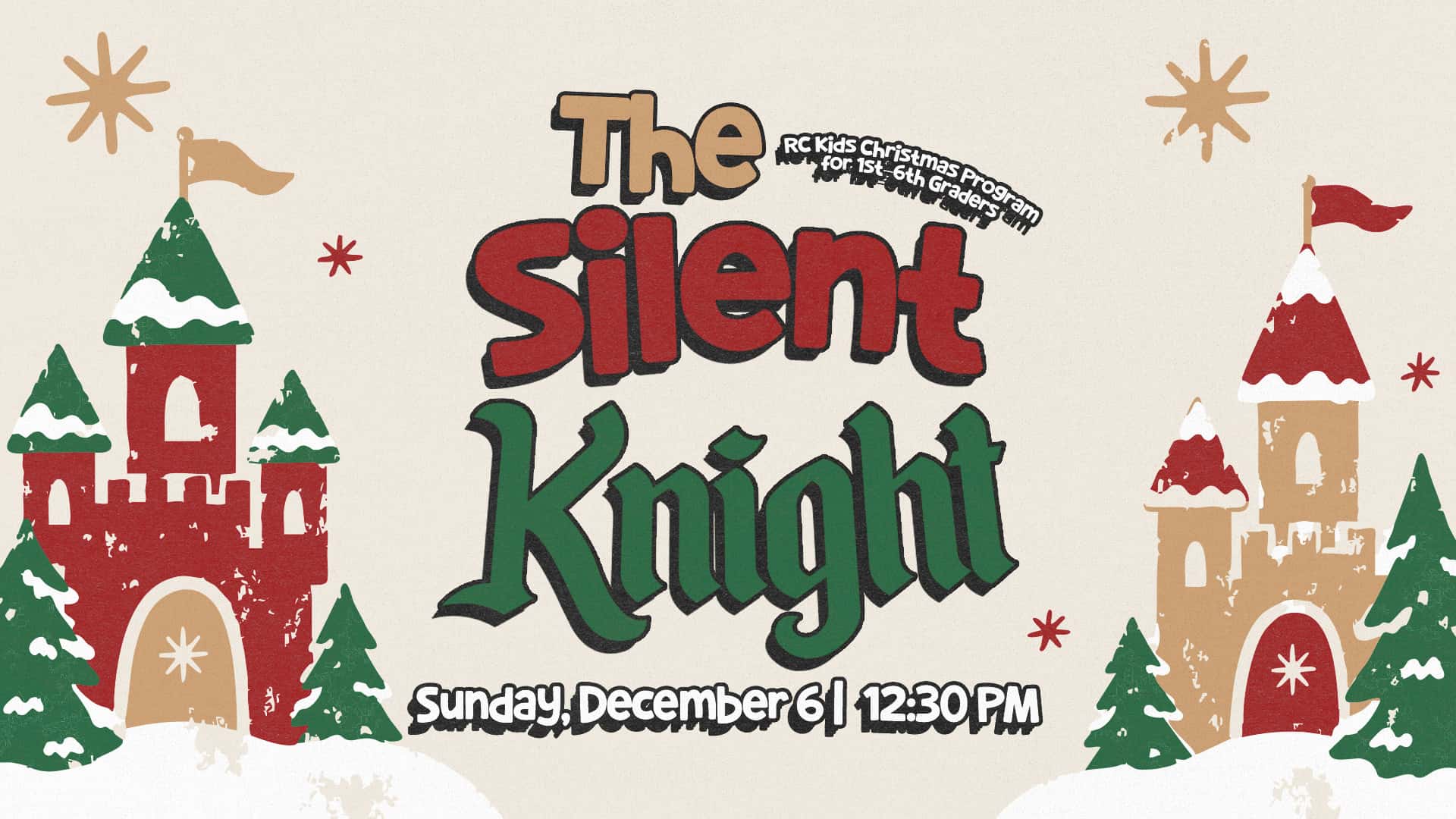 RC Kids Christmas Program Slides, church design work for Restoration Church