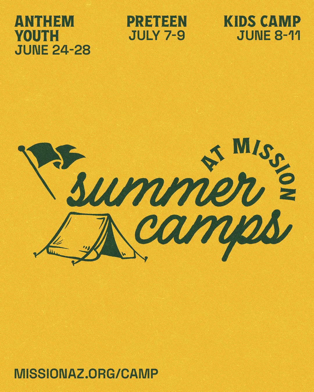 Summer Camps at Mission Event Design, church design work for MISSION Church