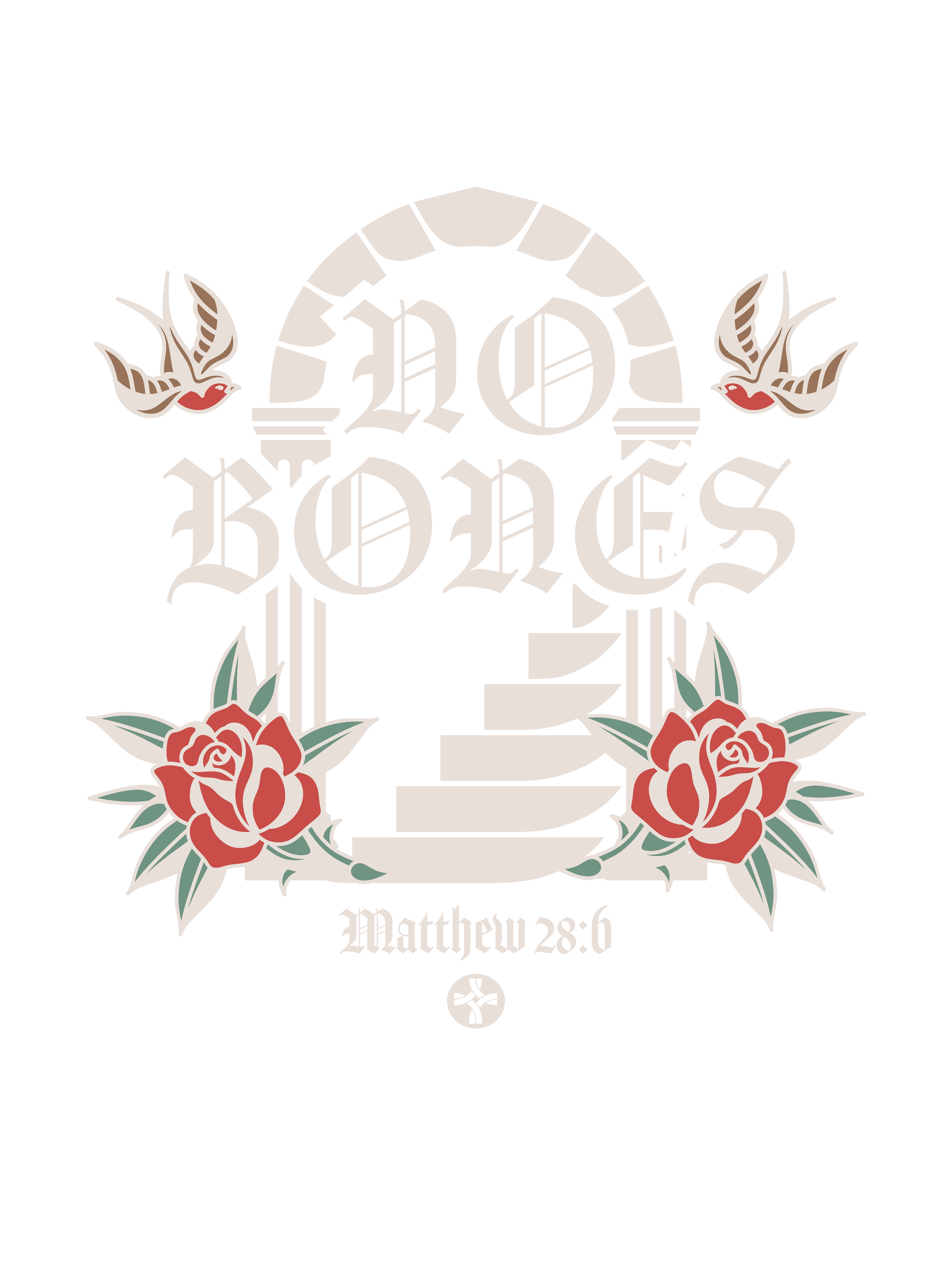 A Night of Worship Bones Theme Apparel Design, church design work for The Fellowship Church