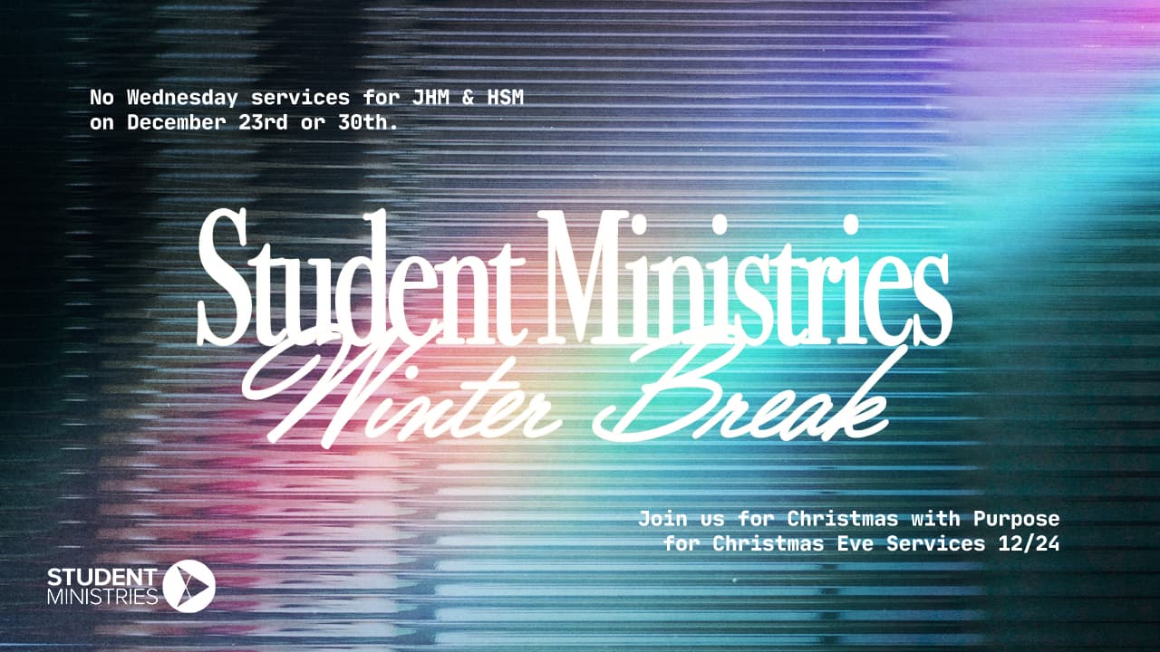 sermon and event graphics for Purpose Church