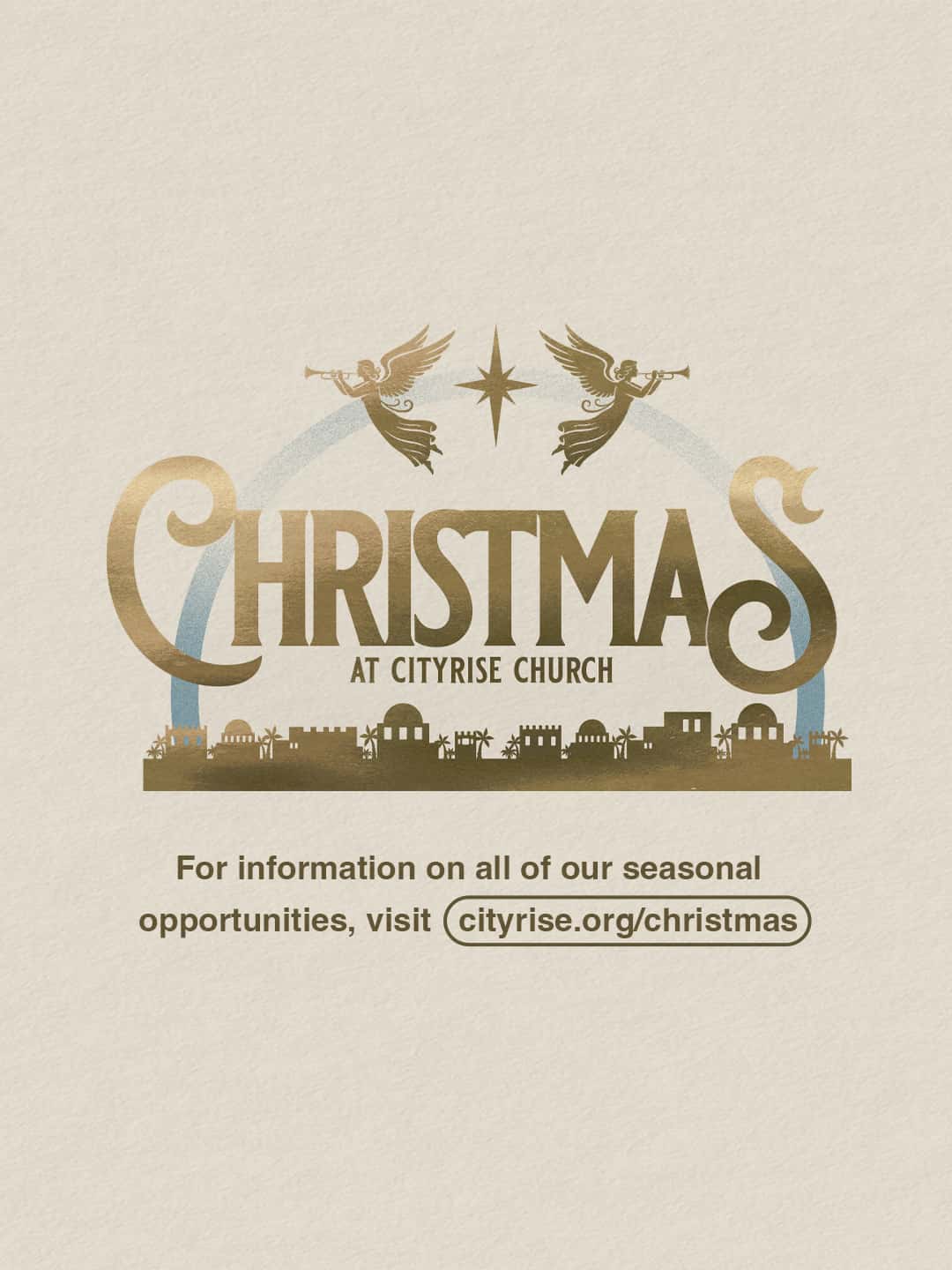 Christmas at CityRise Church Christmas Design, church design work for CityRise