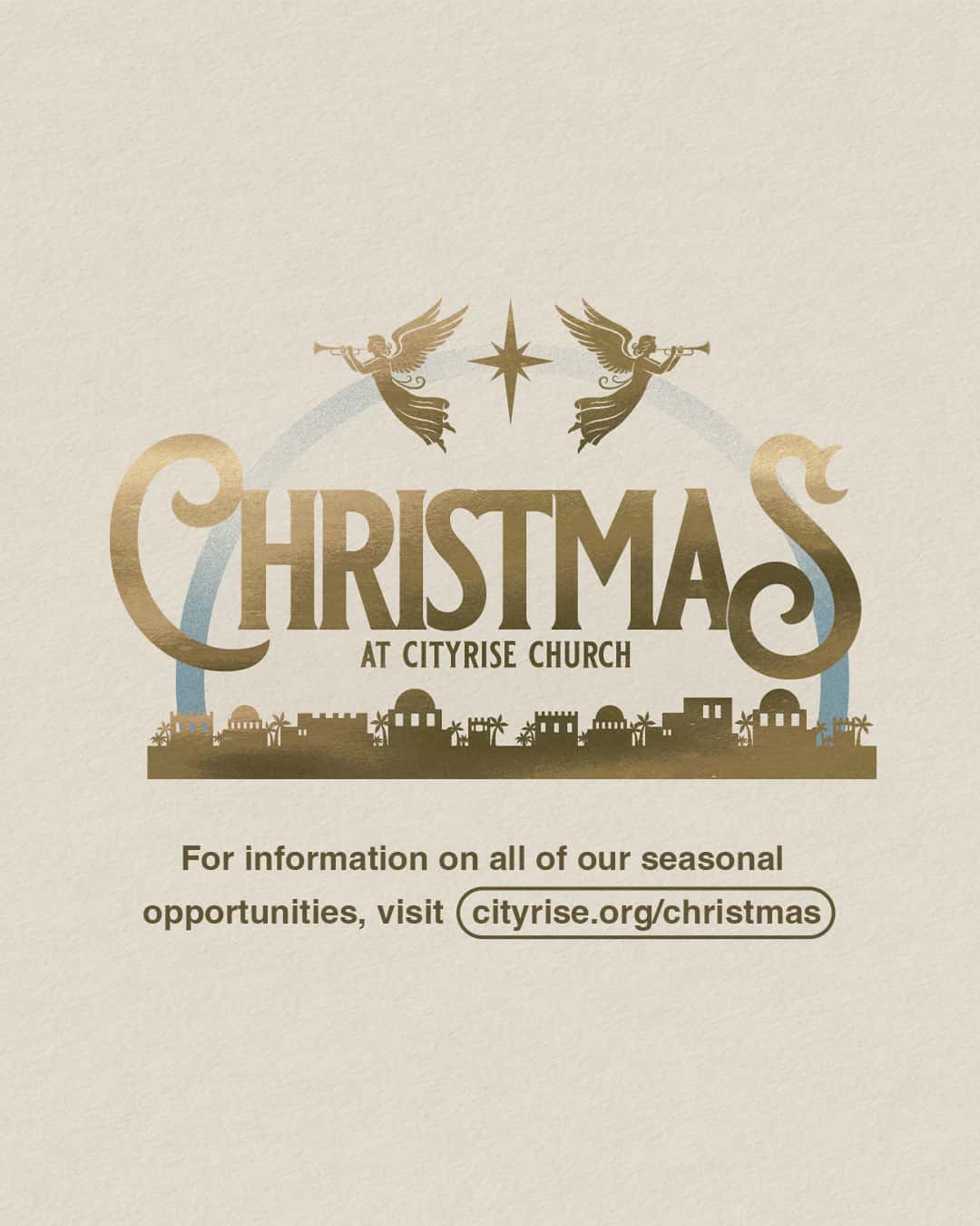 Christmas at CityRise Church Christmas Design, church design work for CityRise