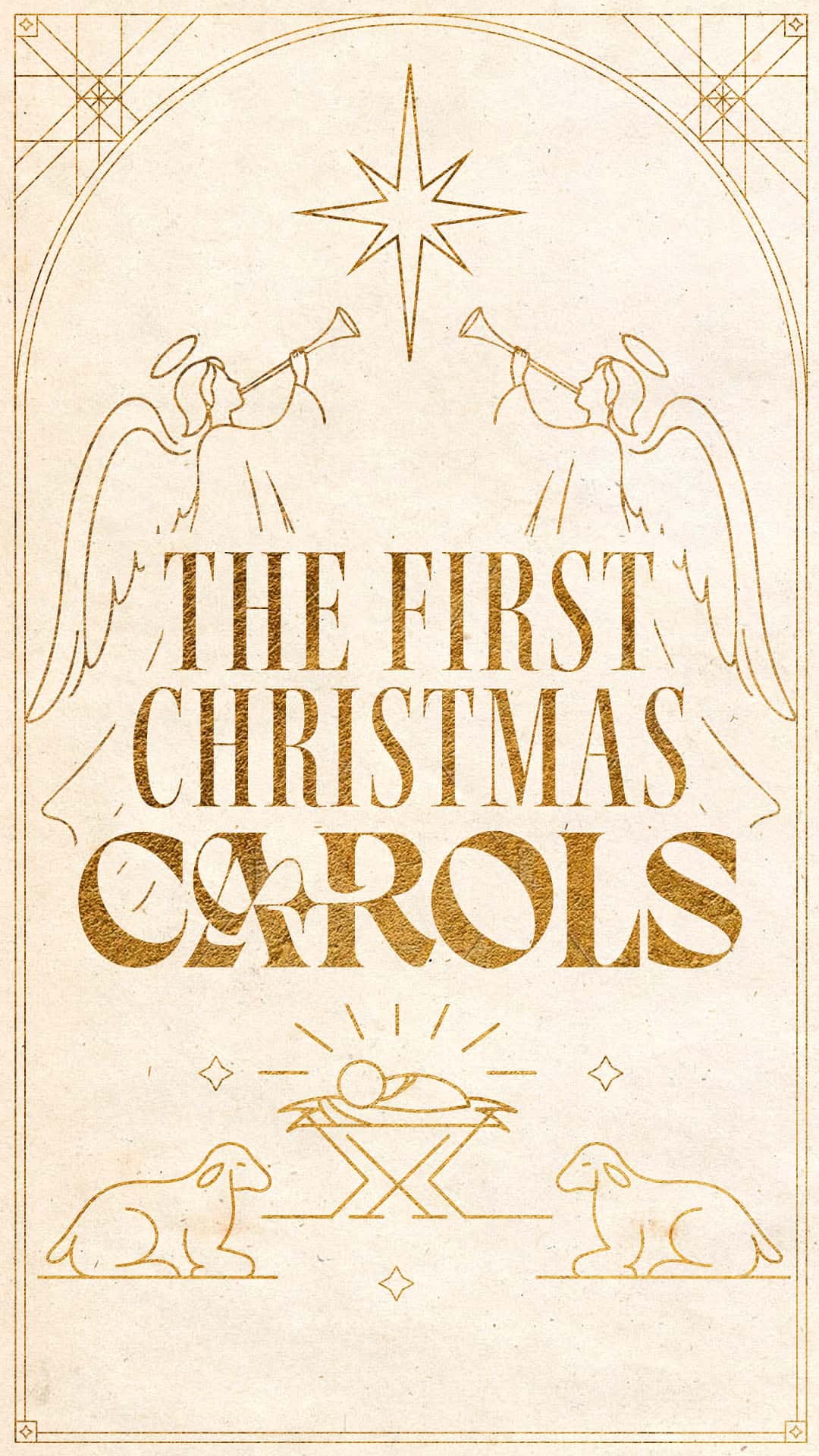 The First Christmas Carols Sermon Design, church design work for CityRise