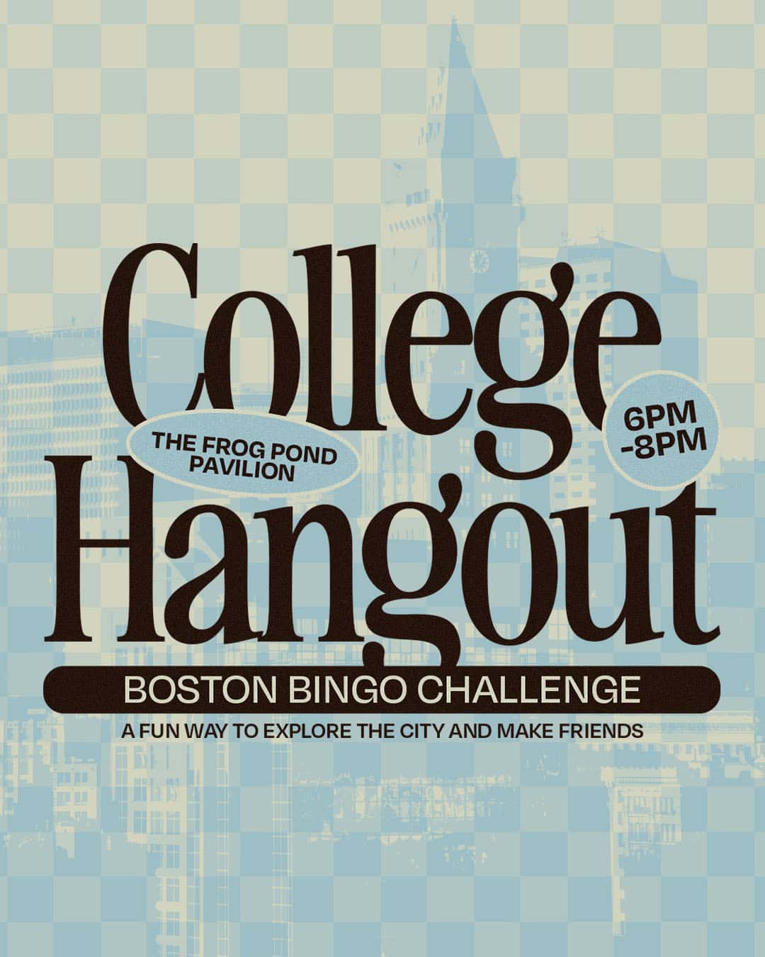 October College Hangout Social Media Design, church design work for Renewal Church