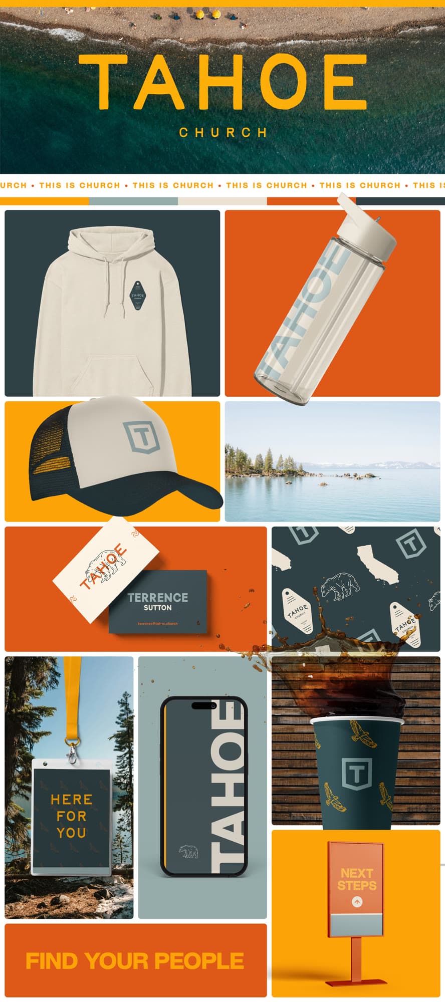Church Media Squad brand identity work