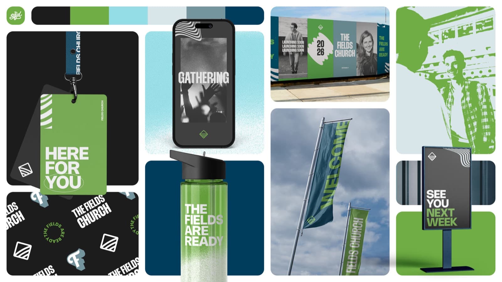 Church Media Squad brand identity work