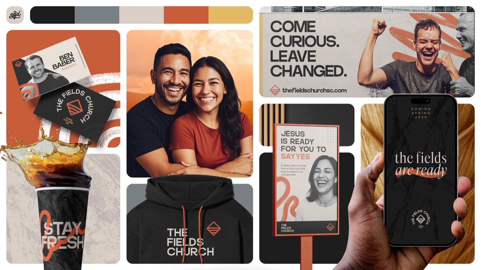 Church Media Squad brand identity work