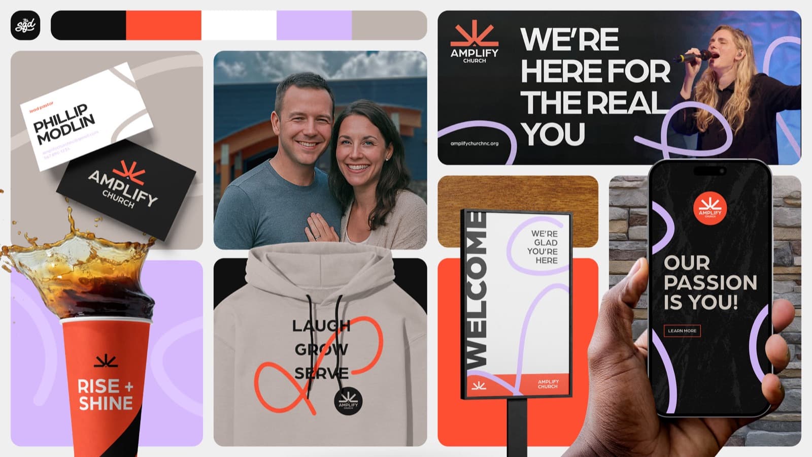 Church Media Squad brand identity work