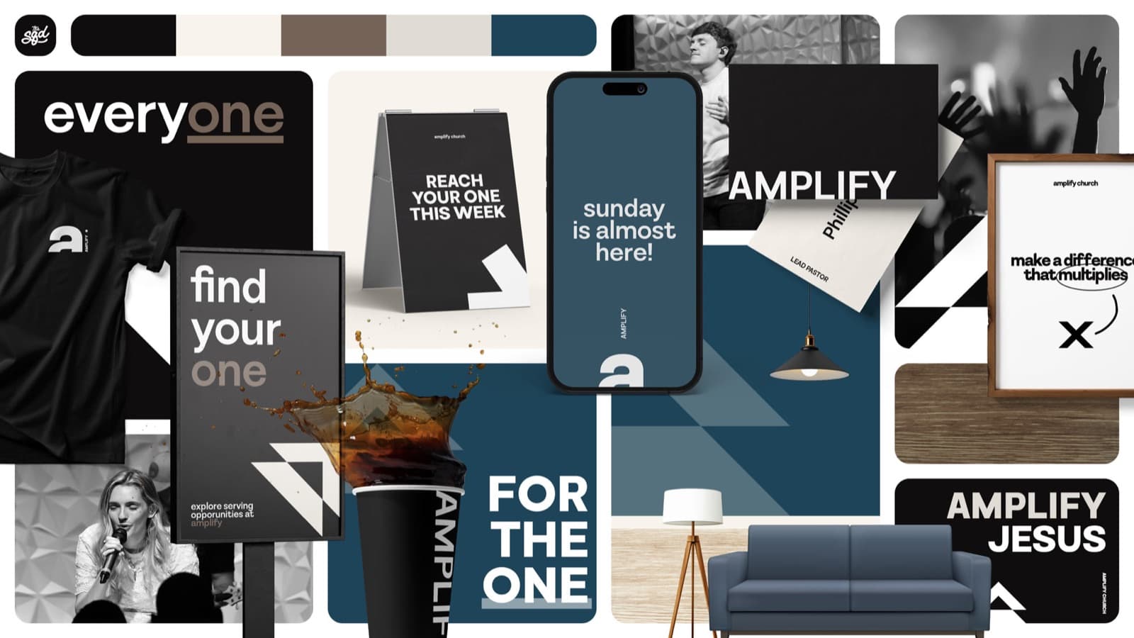 Church Media Squad brand identity work