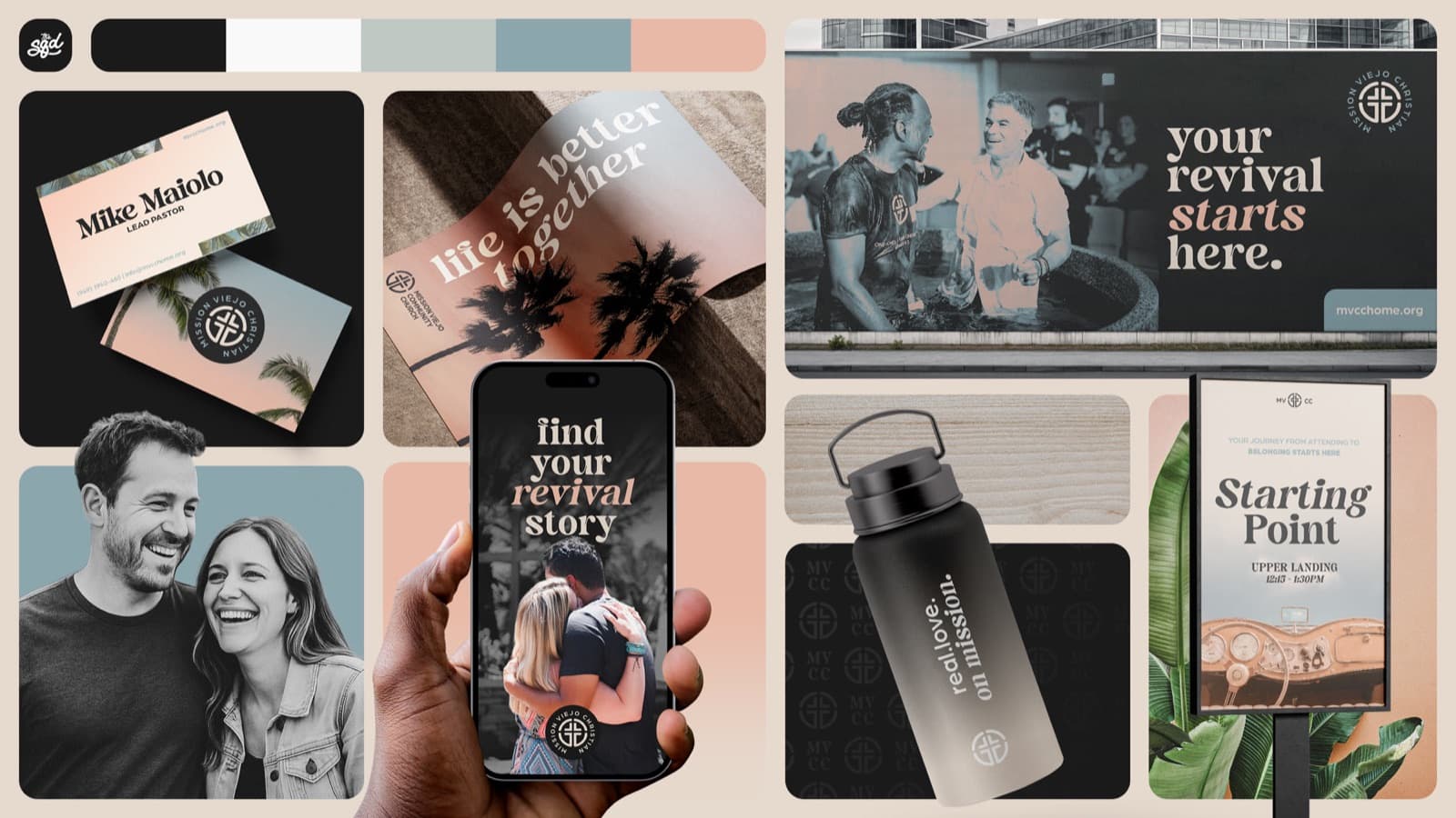 Church Media Squad brand identity work