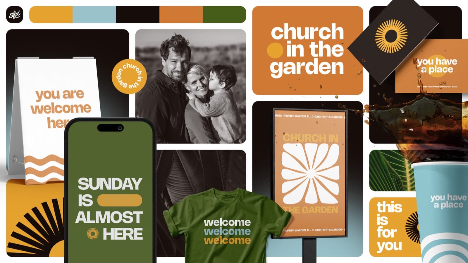 Church Media Squad brand identity work