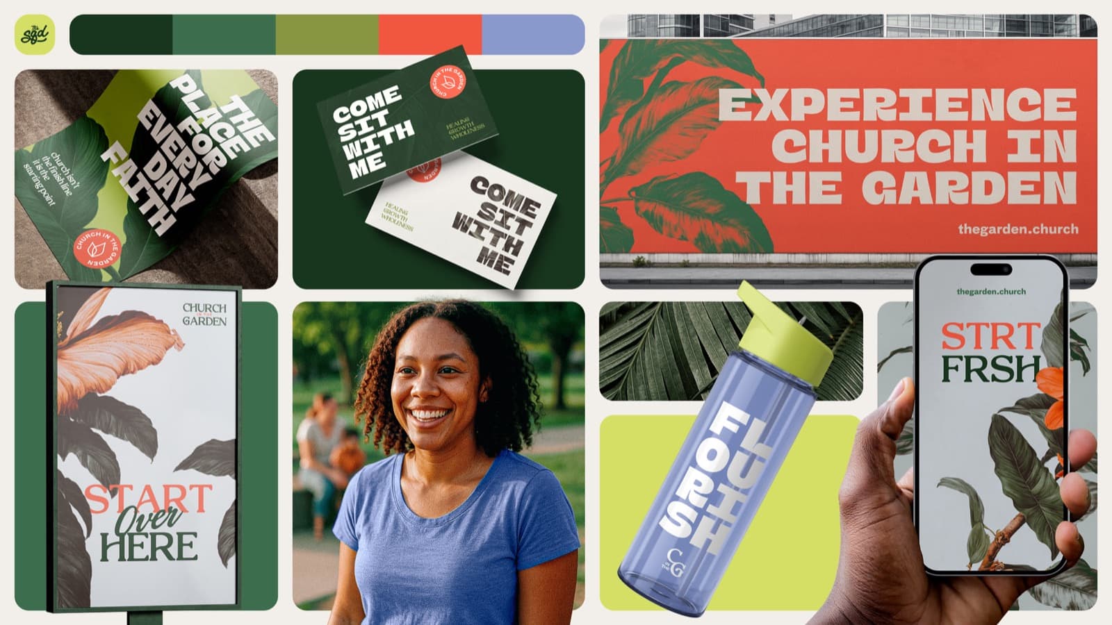 Church Media Squad brand identity work