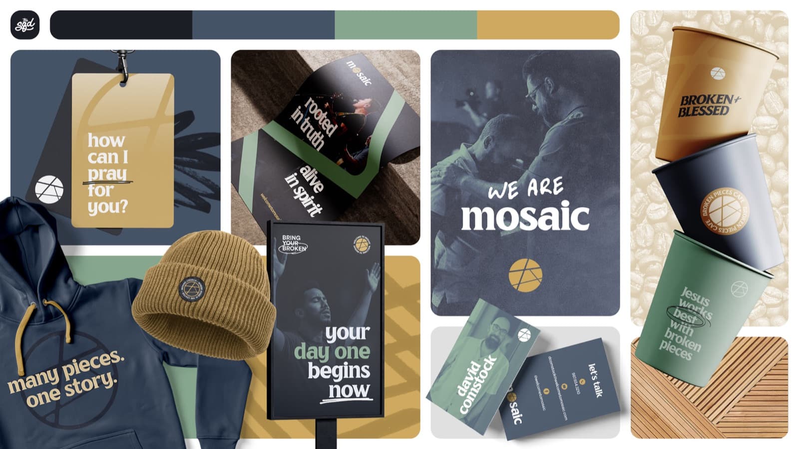 Church Media Squad brand identity work