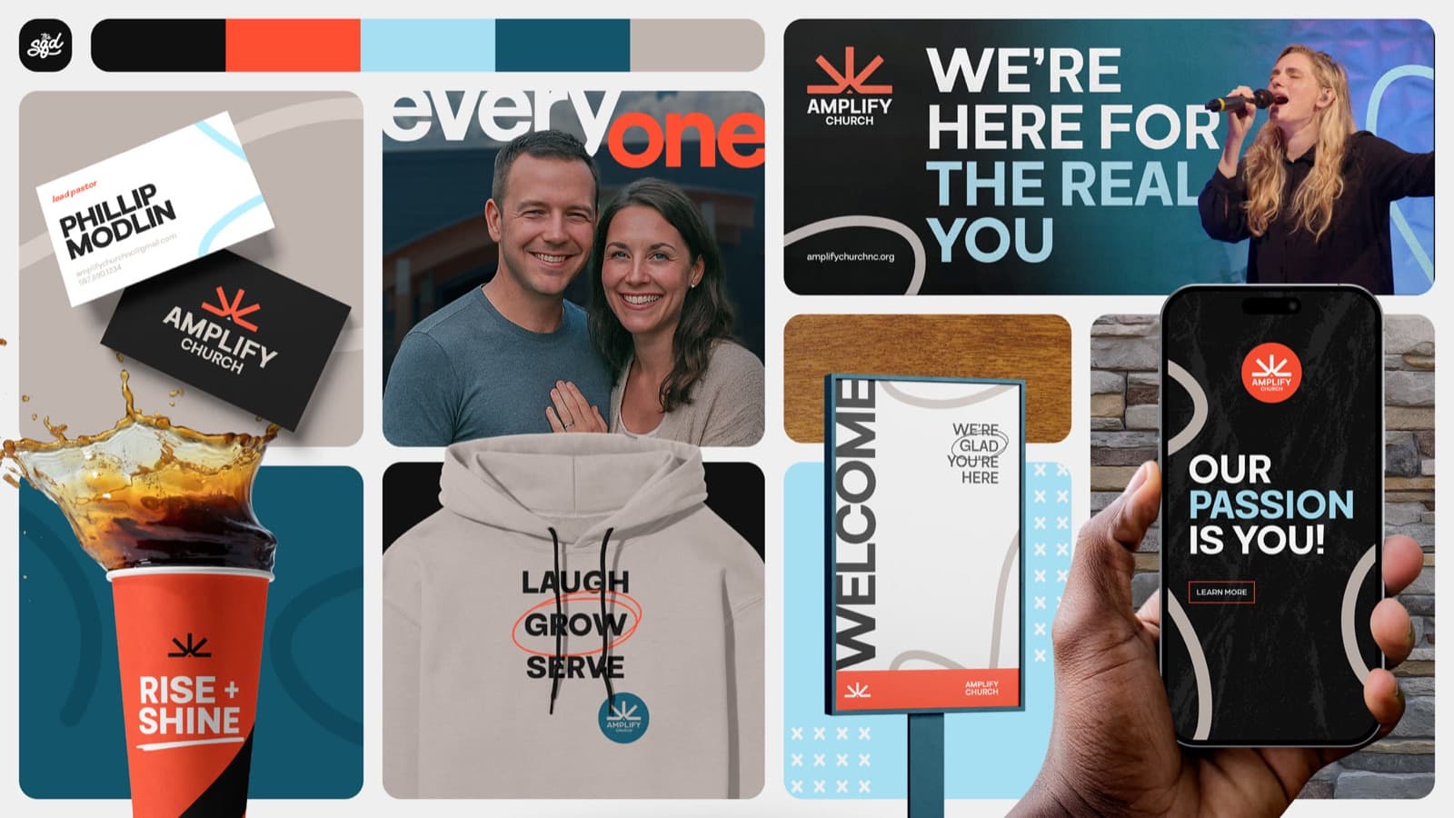 Church Media Squad brand identity work