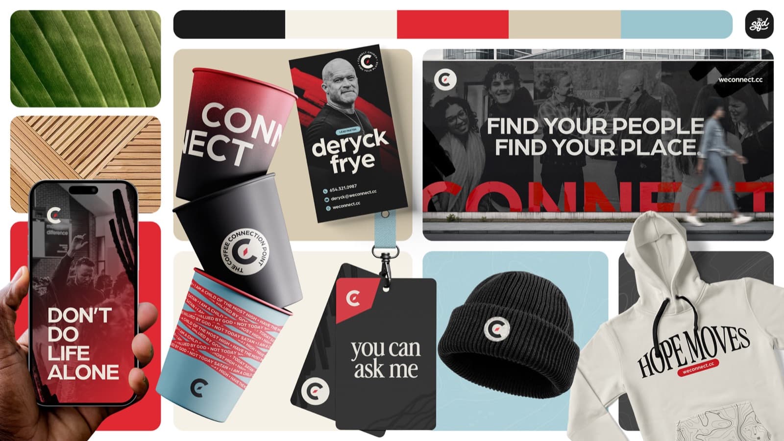 Church Media Squad brand identity work