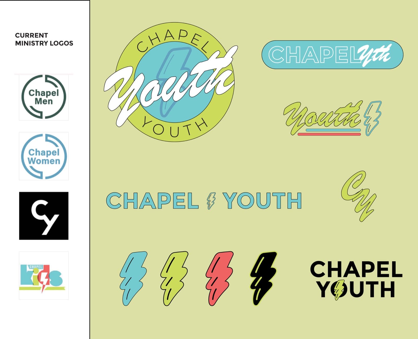 Church Media Squad brand identity work