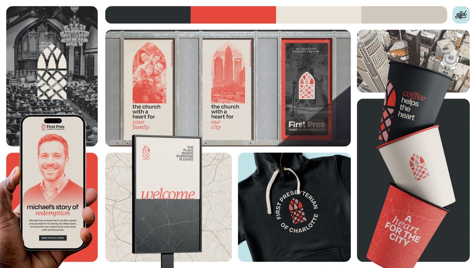 Church Media Squad brand identity work