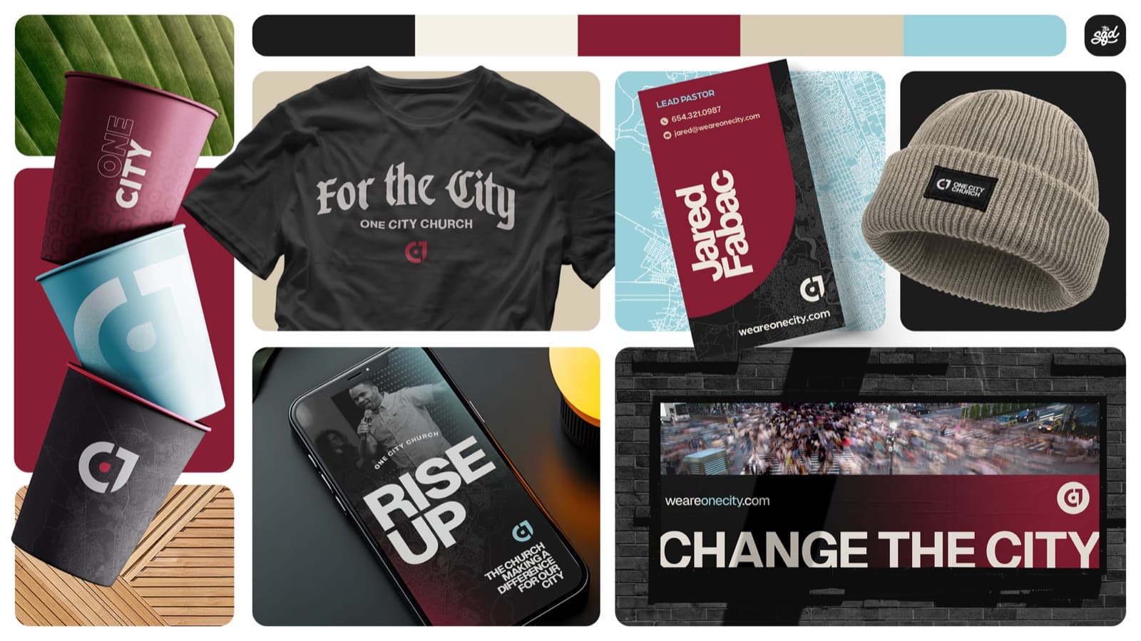 Church Media Squad brand identity work