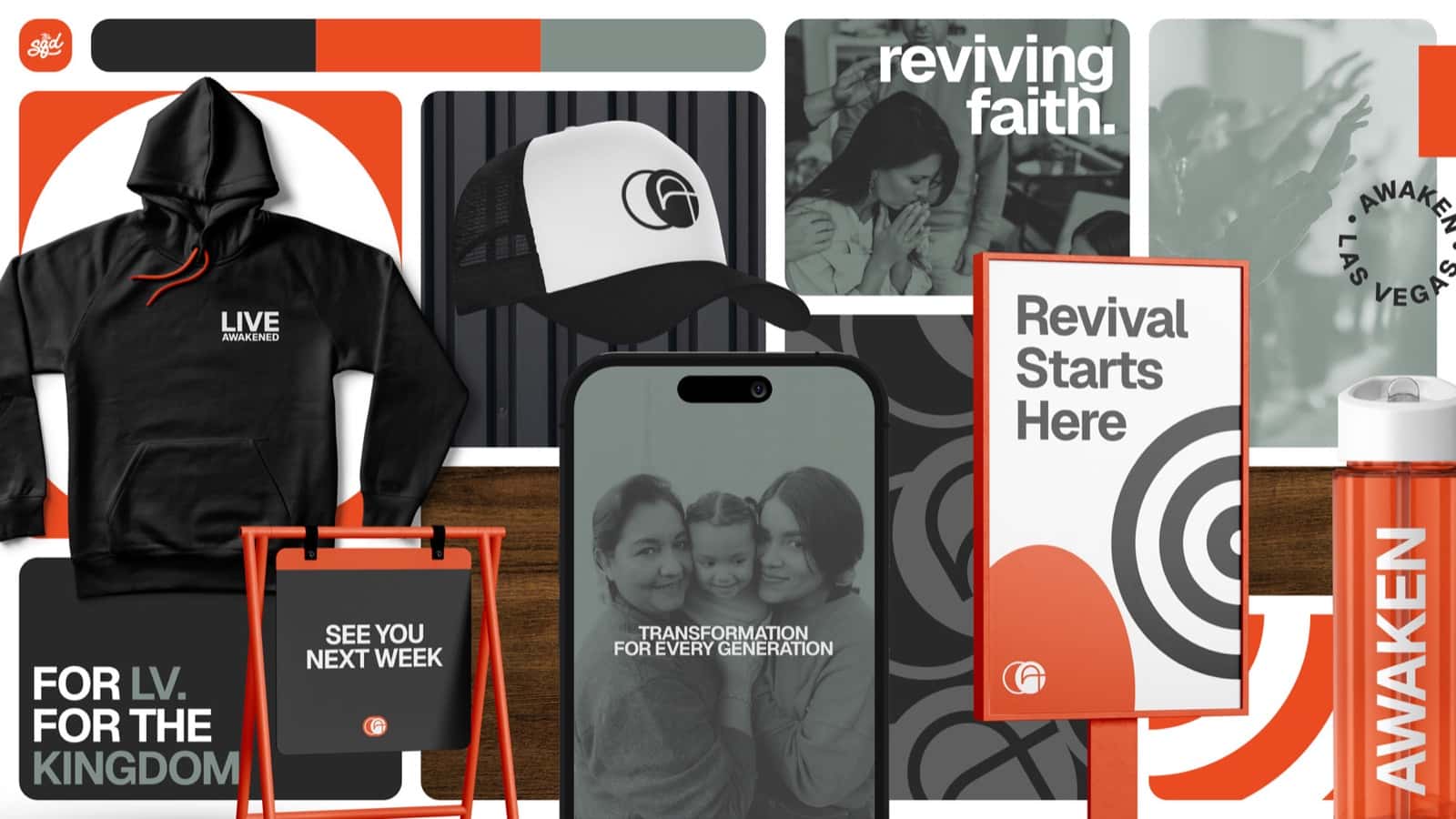 Vision Board 1, church sermon series design work