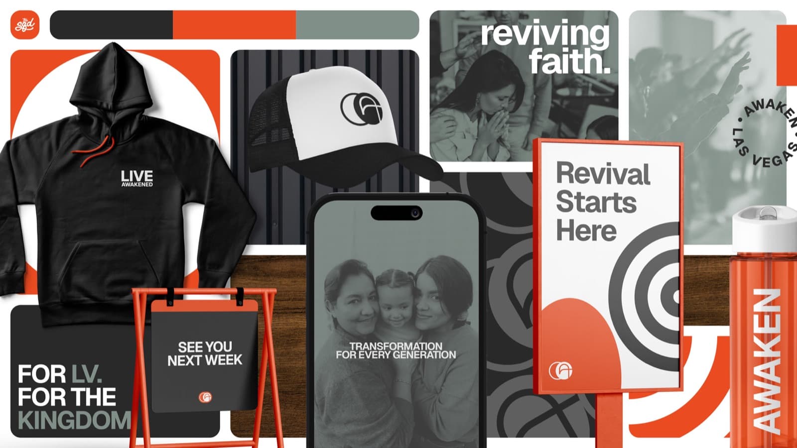Church Media Squad brand identity work